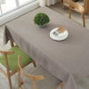 ﻿Multi-Color Solid Decorative Linen Tablecloth