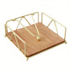 Napkin Holder with Solid Wood Base Elegant Tissue Dispenser Decor