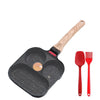 Nonstick Egg Frying Pan with Lid Kitchen Breakfast Grill Skillet