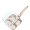 Nonstick Egg Frying Pan with Lid Kitchen Breakfast Grill Skillet