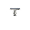 Brass French Style T-Bar Knob Elegant Wardrobe Drawer Furniture Handle