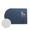 Placemat Washable Set Dual Side Tableware Pad Leather Heat Placemat