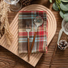 Plaid Cotton Tassel Table Napkins Set of 4 Reusable Tea Towels Napkins