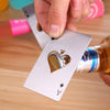 Poker Card Spades Beer Bottle Opener