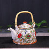 Porcelain Teapot with Strainer Net Traditional Ceramic Tea Set