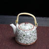 Porcelain Teapot with Strainer Net Traditional Ceramic Tea Set