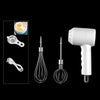 Portable Hand Mixer Electric Wireless Food Blender 3 Speed Frother