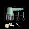 Portable Hand Mixer Electric Wireless Food Blender 3 Speed Frother