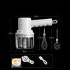 Portable Hand Mixer Electric Wireless Food Blender 3 Speed Frother