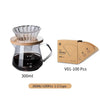 Pour Over Coffee Maker Set Glass Carafe Coffee with Glass Coffee Filter