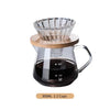 Pour Over Coffee Maker Set Glass Carafe Coffee with Glass Coffee Filter