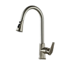Pull-Out Kitchen Brass Basin Sink Faucet Hot and Cold Water Mixer Tap