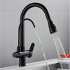 Pull Out Kitchen Faucet Solid Brass Crane Kitchen Deck Mounted Tap