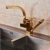 Pull Out Sprayer Single Handle Hole Deck Mounted Vessel Sink Mixer Tap