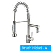 Pull Out Spring Kitchen Faucet With A Full Rotation Feature