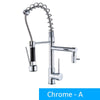 Pull Out Spring Kitchen Faucet With A Full Rotation Feature