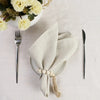 Pure Linen Napkin Cloth Soft Comfortable Fabric Reusable Kitchen Accessory