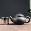 Purple Clay Teapot Single Pot with Built-in Stainless Steel Filter