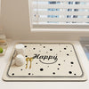 Quick Drying Kitchen Absorbent Drained Placemat Drying Mat for Table