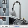 Rainfall Kitchen Faucet Flexible Pull Out 3 Way Nozzle Kitchen Tap