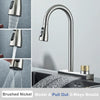 Rainfall Kitchen Faucet Flexible Pull Out 3 Way Nozzle Kitchen Tap