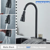 Rainfall Kitchen Faucet Flexible Pull Out 3 Way Nozzle Kitchen Tap