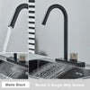 Rainfall Kitchen Faucet Flexible Pull Out 3 Way Nozzle Kitchen Tap