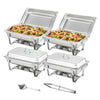 Rectangle Chafing Dish Full Size Pans Buffet Catering Warmer