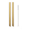 Reusable Drinking Straw Set Wide Metal Straw Stainless Steel Straw