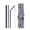 Reusable Metal Drinking Straws Stainless Steel Drinks Metal Straw Set