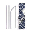 Reusable Metal Drinking Straws Stainless Steel Drinks Metal Straw Set