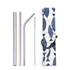 Reusable Metal Drinking Straws Stainless Steel Drinks Metal Straw Set