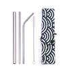 Reusable Metal Drinking Straws Stainless Steel Drinks Metal Straw Set