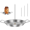 Roasting Spit for Grilling Barbecue Stainless Steel BBQ Meat Skewers