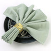 Sage Green Serving Cloth Cotton Fabric Serviette Table Towels Set