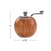 Salt and Pepper Mills Wood Pepper Grinders With Adjustable Coarseness