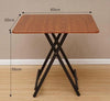 Simple Four Square Folding Home Dining Table