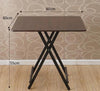 Simple Four Square Folding Home Dining Table