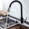 Single Handle Pull Down Kitchen Tap Single Hole 360 Degree Faucets