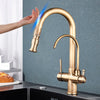 Smart Sensor Pure Water Kitchen Faucet 2 Model Spout Taps Deck Mount