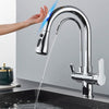 Smart Sensor Pure Water Kitchen Faucet 2 Model Spout Taps Deck Mount