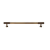 Solid Antique Brass Cabinet Handles Knitted Ribbed Cabinet Pulls