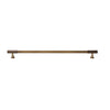 Solid Antique Brass Cabinet Handles Knitted Ribbed Cabinet Pulls
