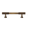 Solid Antique Brass Cabinet Handles Knitted Ribbed Cabinet Pulls