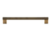 Solid Antique Brass Linear T-Bar Cabinet Handles Knobs Furniture Pulls