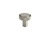 Solid Brass Brushed Nickel Knurled Cabinet Knob Kitchen Furniture Door
