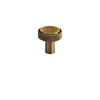 Solid Brass Knurled Cabinet Knob Drawer Wardrobe Furniture Door Handle