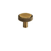 Solid Brass Knurled Cabinet Knob Drawer Wardrobe Furniture Door Handle