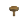 Solid Brass Knurled Cabinet Knob Drawer Wardrobe Furniture Door Handle