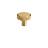 Solid Brass Knurled Cabinet Knob Drawer Wardrobe Furniture Door Handle